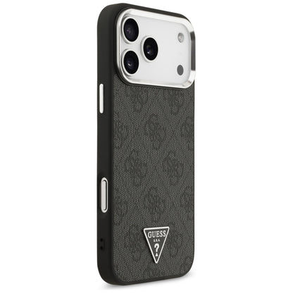 MagSafe futrola za Apple iPhone 18 Pro Max / 17 Pro Max, Guess, 4G Triangle Logo, Crna