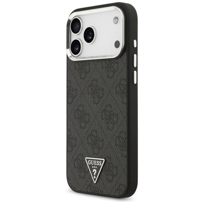 MagSafe futrola za Apple iPhone 18 Pro Max / 17 Pro Max, Guess, 4G Triangle Logo, Crna