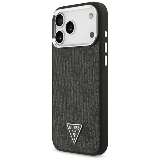 MagSafe futrola za Apple iPhone 18 Pro Max / 17 Pro Max, Guess, 4G Triangle Logo, Crna