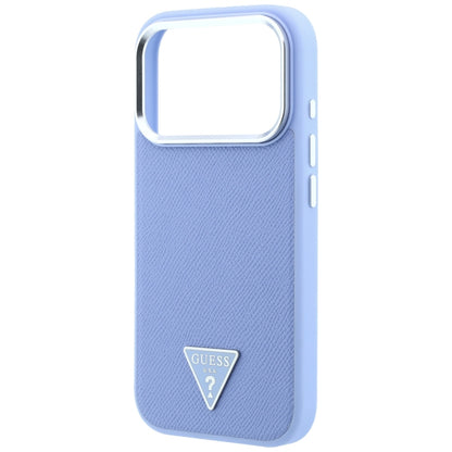 MagSafe futrola za Apple iPhone 18 Pro Max / 17 Pro Max, Guess, Grained Triangle Logo, Plava