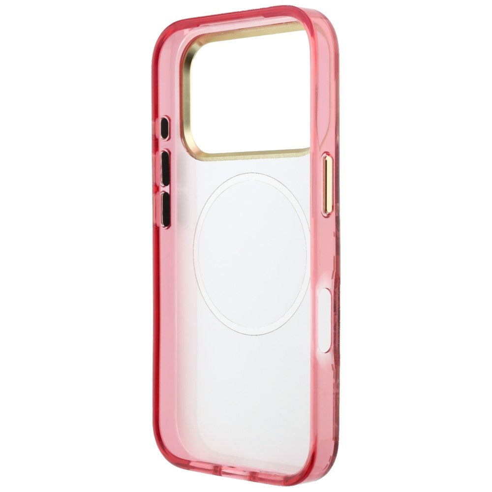MagSafe futrola za Apple iPhone 18 Pro Max / 17 Pro Max, Guess, IML Glitter Blossom Roses, Bordo