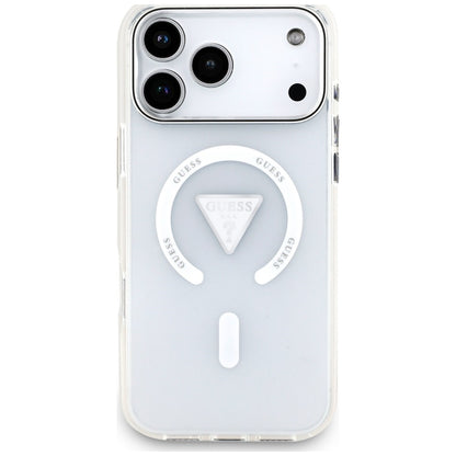 MagSafe maska za Apple iPhone 18 Pro Max / 17 Pro Max, Guess, IML Gradient Triangle Logo, providna