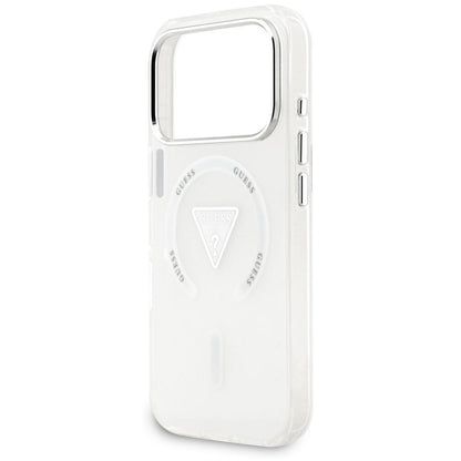 MagSafe maska za Apple iPhone 18 Pro Max / 17 Pro Max, Guess, IML Gradient Triangle Logo, providna