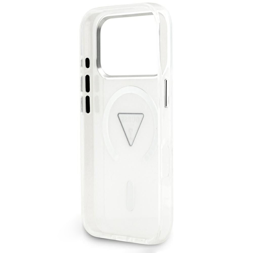 MagSafe maska za Apple iPhone 18 Pro Max / 17 Pro Max, Guess, IML Gradient Triangle Logo, providna