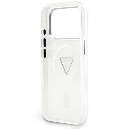 MagSafe maska za Apple iPhone 18 Pro Max / 17 Pro Max, Guess, IML Gradient Triangle Logo, providna