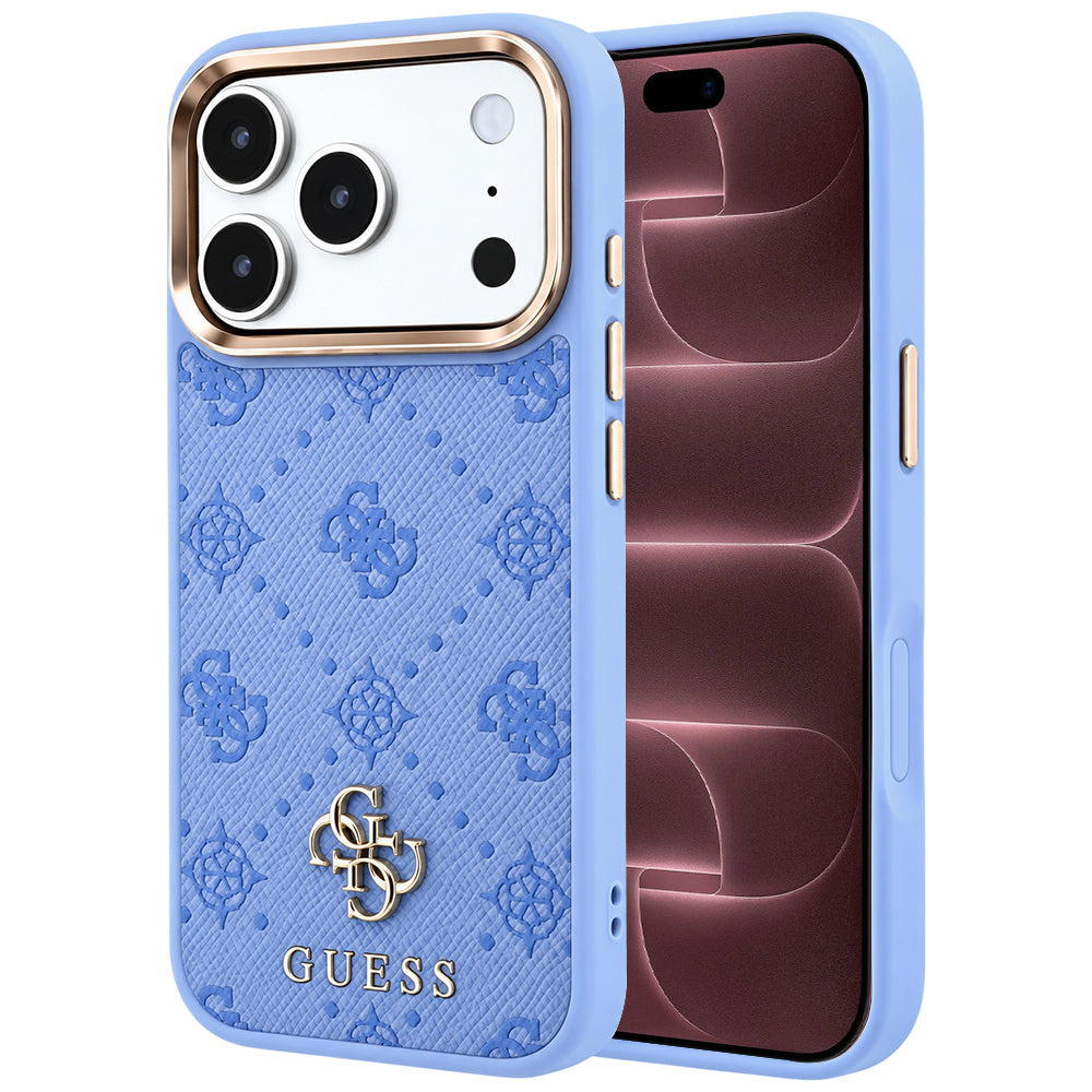 MagSafe futrola za Apple iPhone 18 Pro Max / 17 Pro Max, Guess, Peony 4G Small Logo, Plava