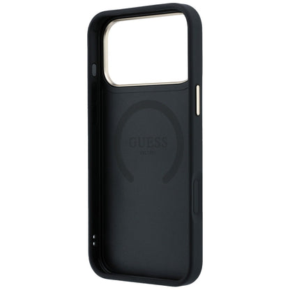 MagSafe futrola za Apple iPhone 18 Pro Max / 17 Pro Max, Guess, Peony 4G Small Logo, Crna