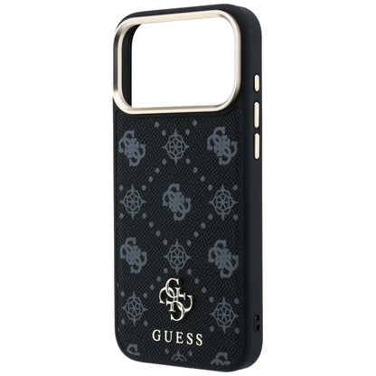 MagSafe futrola za Apple iPhone 18 Pro Max / 17 Pro Max, Guess, Peony 4G Small Logo, Crna