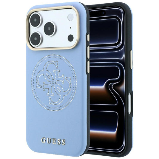 MagSafe futrola za Apple iPhone 18 Pro Max / 17 Pro Max, Guess, Perforated 4G, Plava