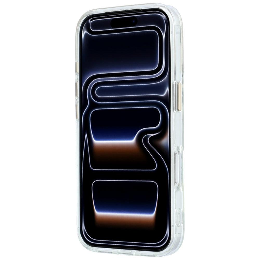 MagSafe futrola za Apple iPhone 18 Pro Max / 17 Pro Max, Guess, Ring Stand Script Metal Logo, Providna