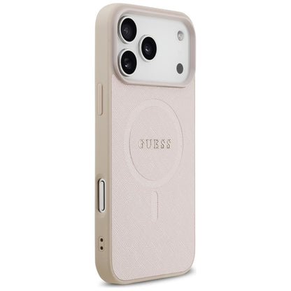 MagSafe futrola za Apple iPhone 18 Pro Max / 17 Pro Max, Guess, Saffiano, Roze
