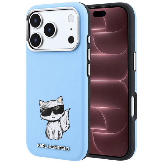 MagSafe futrola za Apple iPhone 18 Pro Max / 17 Pro Max, Karl Lagerfeld, Choupette Sketch, Plava