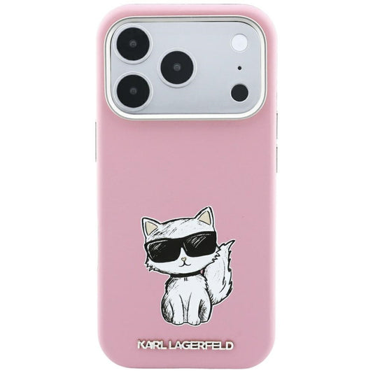 MagSafe futrola za Apple iPhone 18 Pro Max / 17 Pro Max, Karl Lagerfeld, Choupette Sketch, Roze