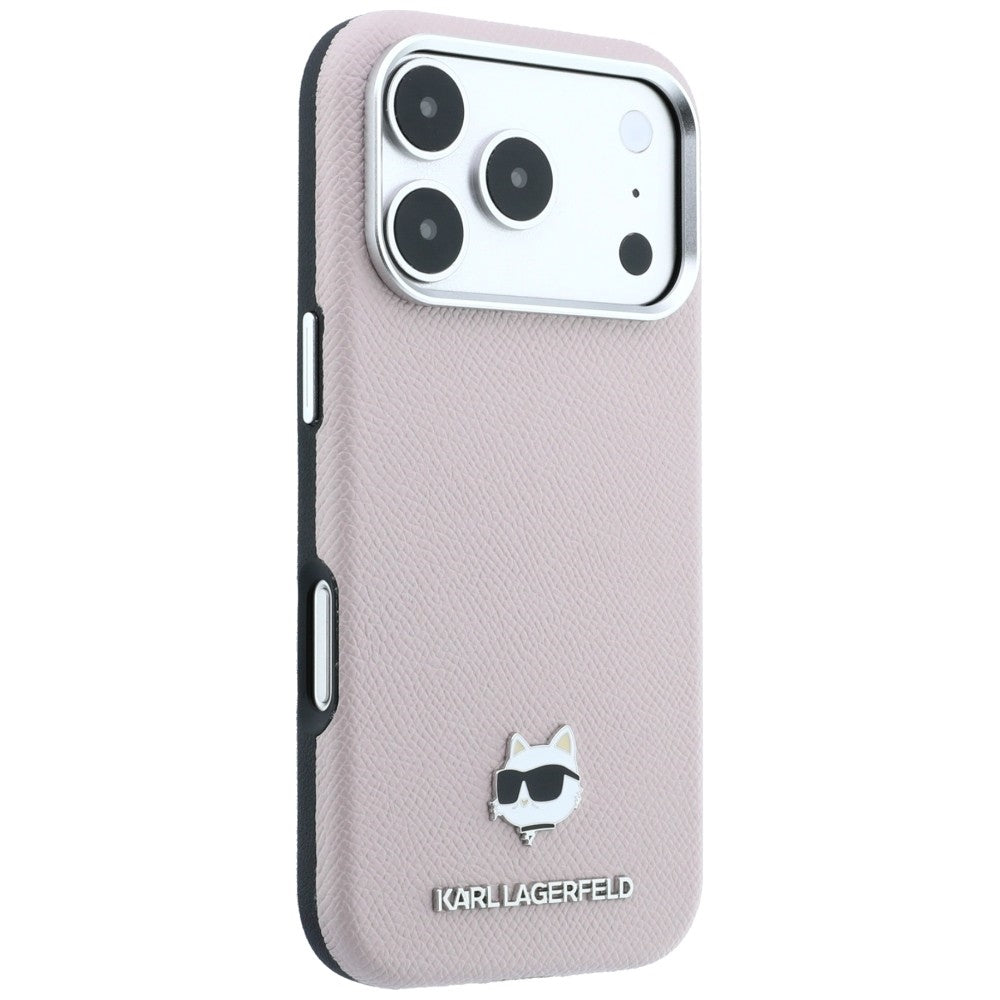 MagSafe futrola za Apple iPhone 18 Pro Max / 17 Pro Max, Karl Lagerfeld, Grained Choupette Head, Roze
