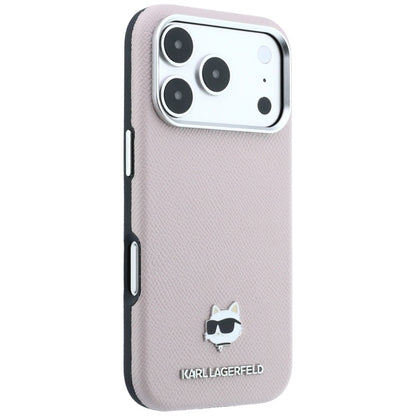 MagSafe futrola za Apple iPhone 18 Pro Max / 17 Pro Max, Karl Lagerfeld, Grained Choupette Head, Roze