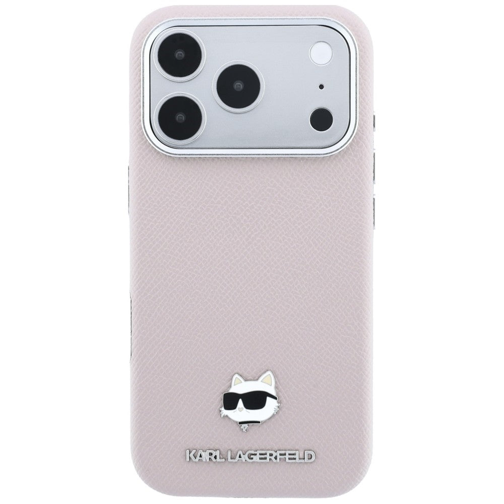 MagSafe futrola za Apple iPhone 18 Pro Max / 17 Pro Max, Karl Lagerfeld, Grained Choupette Head, Roze