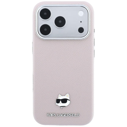 MagSafe futrola za Apple iPhone 18 Pro Max / 17 Pro Max, Karl Lagerfeld, Grained Choupette Head, Roze