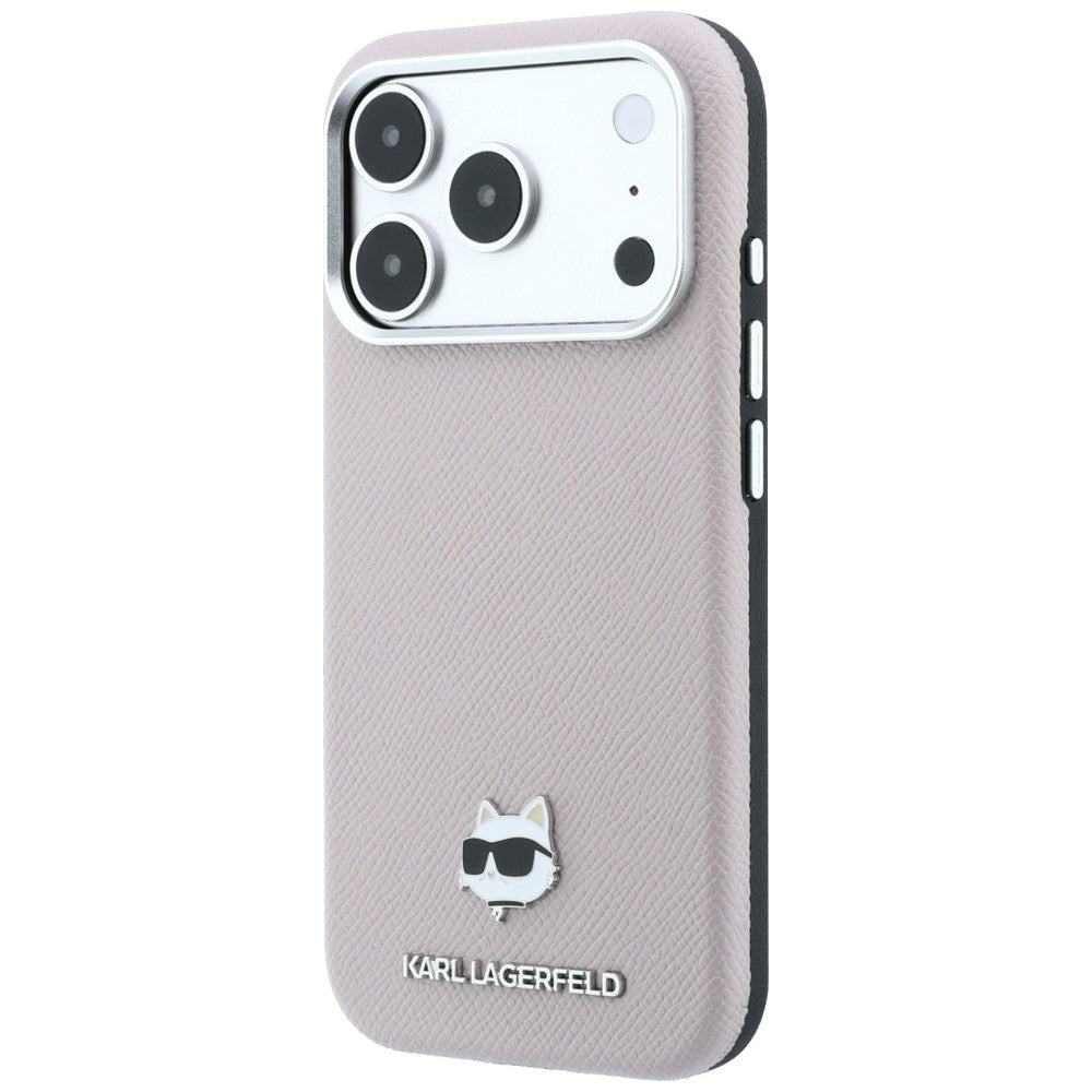 MagSafe futrola za Apple iPhone 18 Pro Max / 17 Pro Max, Karl Lagerfeld, Grained Choupette Head, Roze