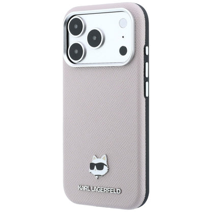 MagSafe futrola za Apple iPhone 18 Pro Max / 17 Pro Max, Karl Lagerfeld, Grained Choupette Head, Roze