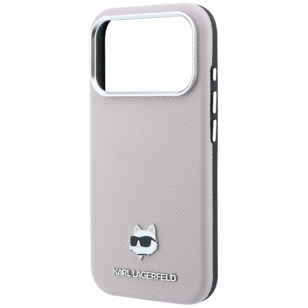 MagSafe futrola za Apple iPhone 18 Pro Max / 17 Pro Max, Karl Lagerfeld, Grained Choupette Head, Roze
