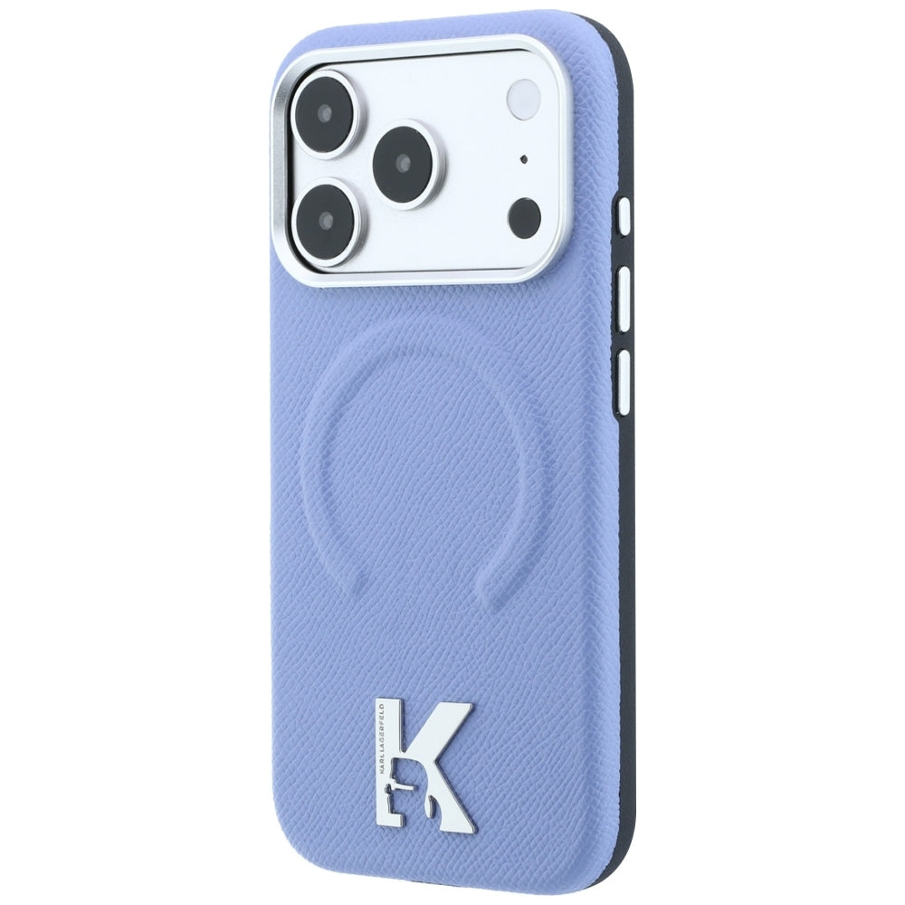 MagSafe futrola za Apple iPhone 18 Pro Max / 17 Pro Max, Karl Lagerfeld, Grained Embossed Ring, Plava