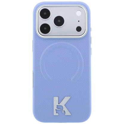 MagSafe futrola za Apple iPhone 18 Pro Max / 17 Pro Max, Karl Lagerfeld, Grained Embossed Ring, Plava