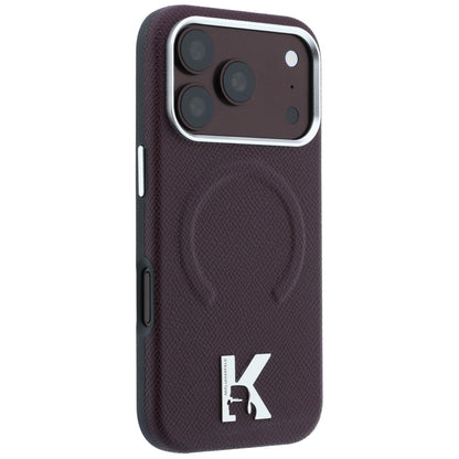 MagSafe futrola za Apple iPhone 18 Pro Max / 17 Pro Max, Karl Lagerfeld, Grained Embossed Ring, Bordo