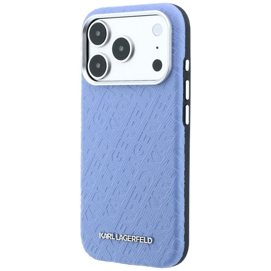 MagSafe futrola za Apple iPhone 18 Pro Max / 17 Pro Max, Karl Lagerfeld, Grained Metal Logo, Plava