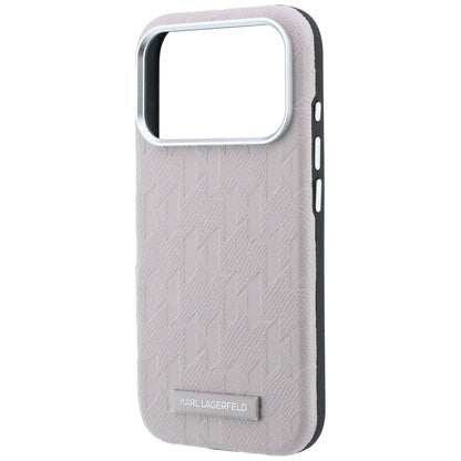 MagSafe futrola za Apple iPhone 18 Pro Max / 17 Pro Max, Karl Lagerfeld, Grained Mono Resin Logo, Roze