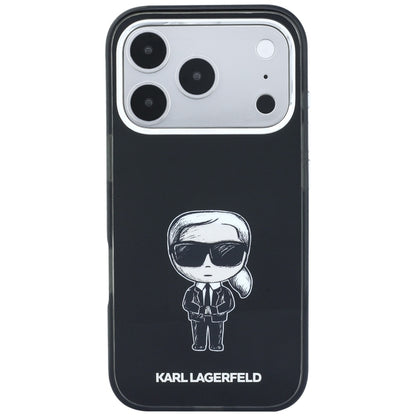 MagSafe futrola za Apple iPhone 18 Pro Max / 17 Pro Max, Karl Lagerfeld, HC IML Ikonik Sketch Print, Crna