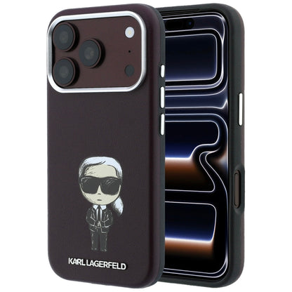 MagSafe futrola za Apple iPhone 18 Pro Max / 17 Pro Max, Karl Lagerfeld, HC SW Ikonik, Bordo