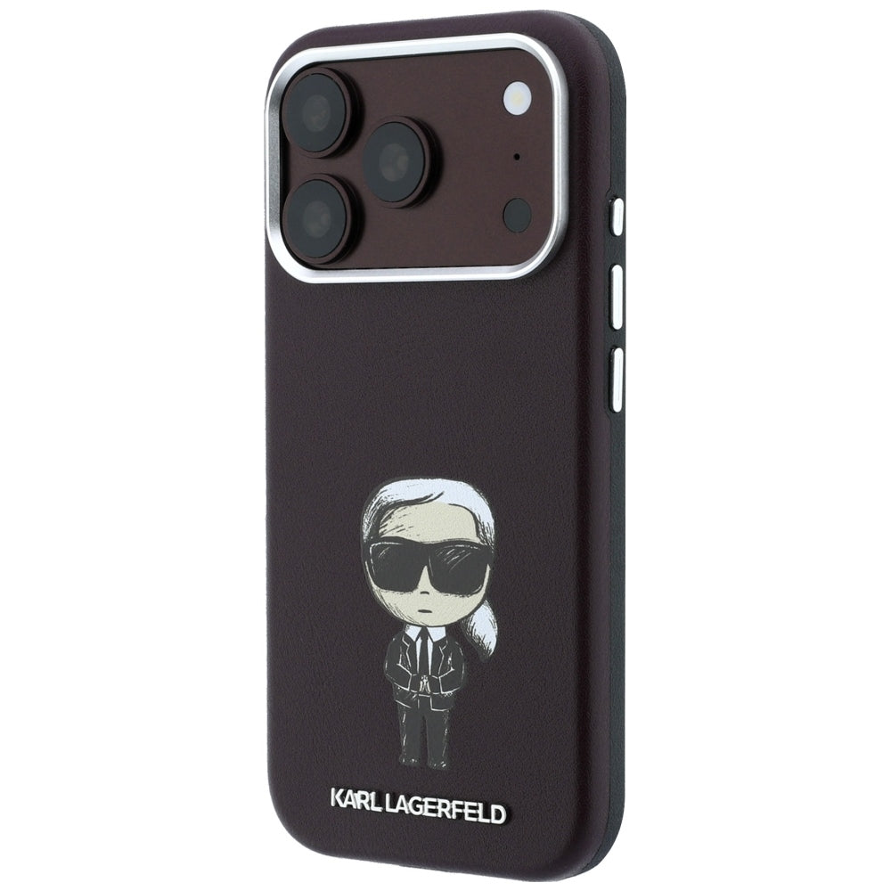 MagSafe futrola za Apple iPhone 18 Pro Max / 17 Pro Max, Karl Lagerfeld, HC SW Ikonik, Bordo