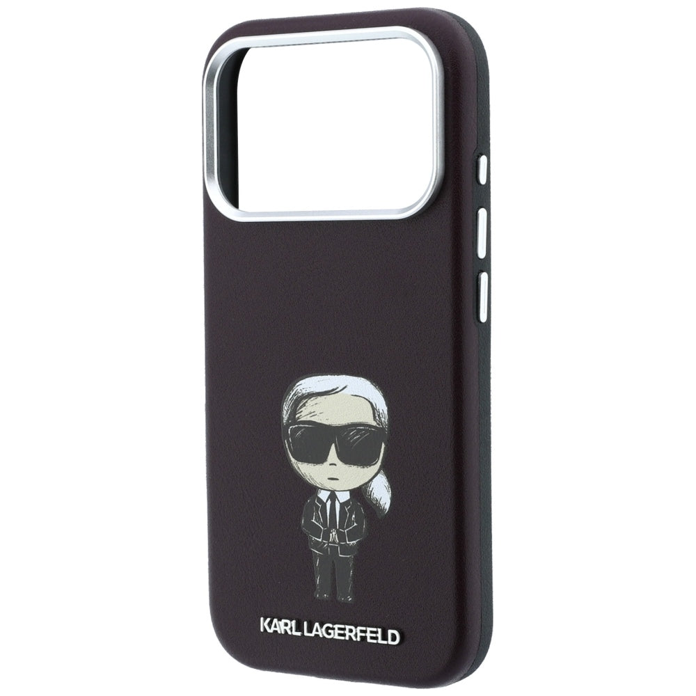 MagSafe futrola za Apple iPhone 18 Pro Max / 17 Pro Max, Karl Lagerfeld, HC SW Ikonik, Bordo