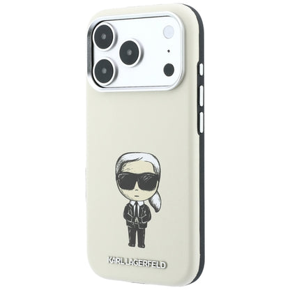 MagSafe futrola za Apple iPhone 18 Pro Max / 17 Pro Max, Karl Lagerfeld, Ikonik Sketch, Bež