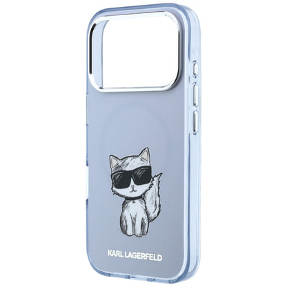 MagSafe futrola za Apple iPhone 18 Pro Max / 17 Pro Max, Karl Lagerfeld, IML Choupette Body Sketch Print, Plava