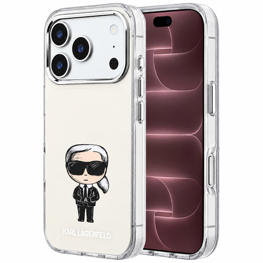 MagSafe futrola za Apple iPhone 18 Pro Max / 17 Pro Max, Karl Lagerfeld, IML Ikonik Sketch Print, Bež