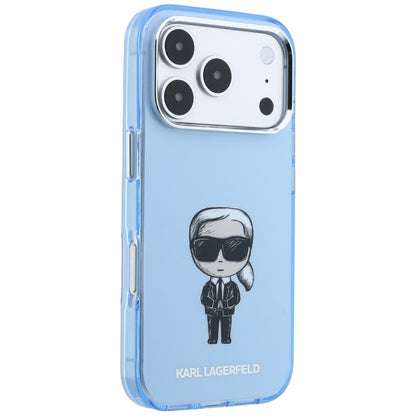 MagSafe futrola za Apple iPhone 18 Pro Max / 17 Pro Max, Karl Lagerfeld, IML Ikonik Sketch Print, Plava