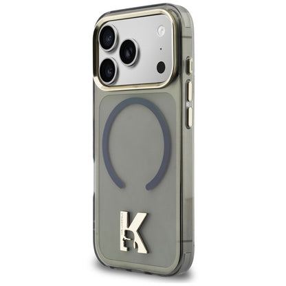 MagSafe maska za Apple iPhone 18 Pro Max / 17 Pro Max, Karl Lagerfeld, IML Karl Head Logo, crna