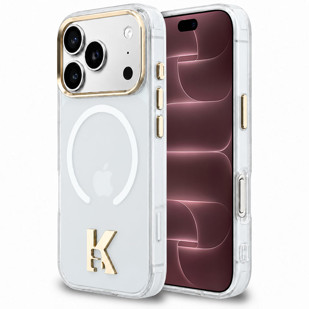 MagSafe maska za Apple iPhone 18 Pro Max / 17 Pro Max, Karl Lagerfeld, IML Karl Head Logo, providna
