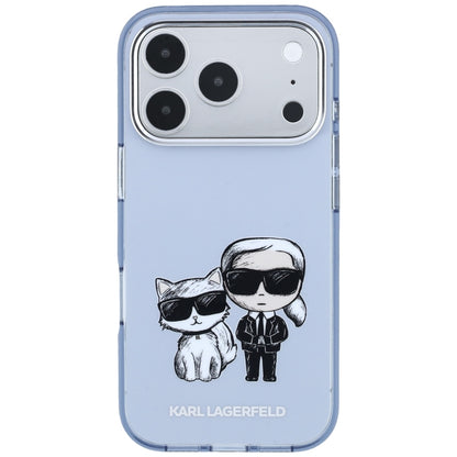 MagSafe futrola za Apple iPhone 18 Pro Max / 17 Pro Max, Karl Lagerfeld, IML KC Bodies Sketch Print, Plava