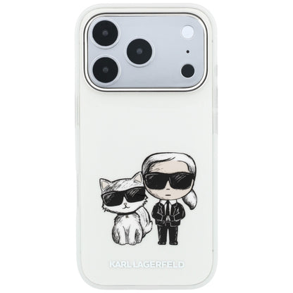 MagSafe futrola za Apple iPhone 18 Pro Max / 17 Pro Max, Karl Lagerfeld, IML KC Bodies Sketch Print, Bež