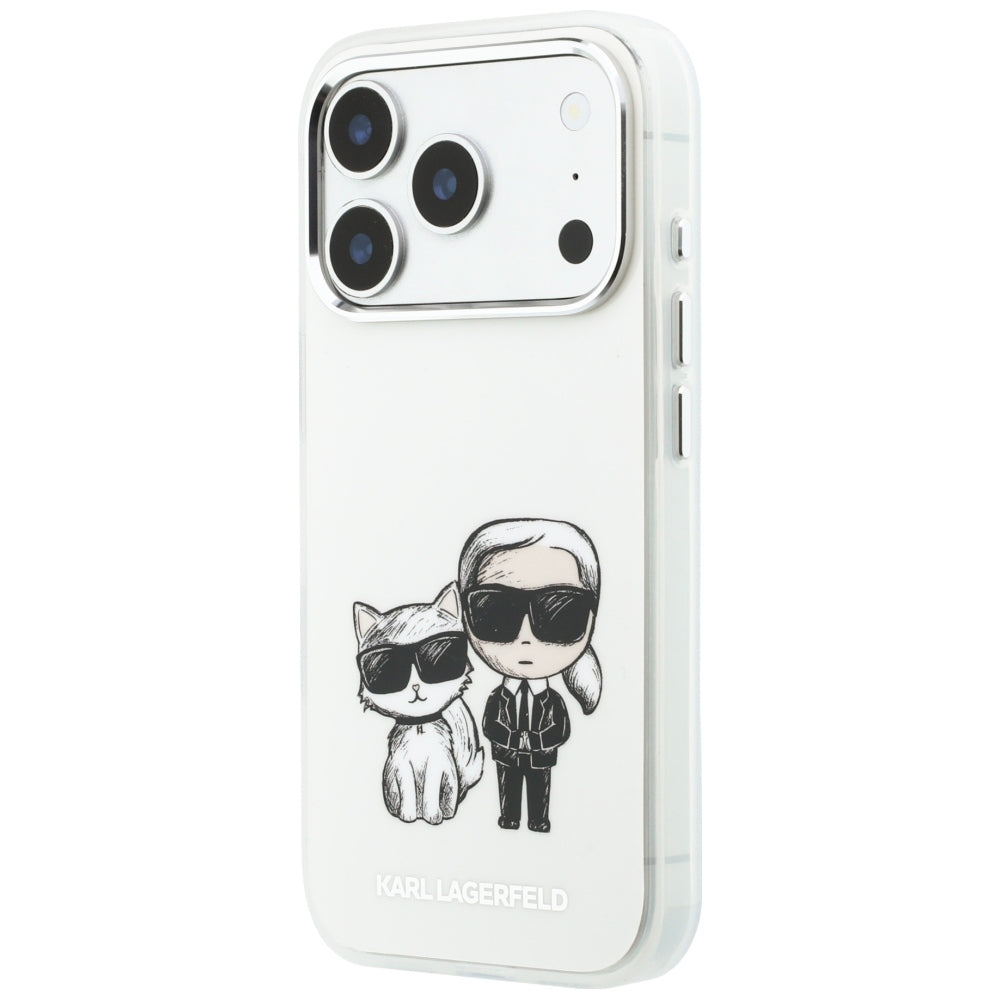 MagSafe futrola za Apple iPhone 18 Pro Max / 17 Pro Max, Karl Lagerfeld, IML KC Bodies Sketch Print, Bež