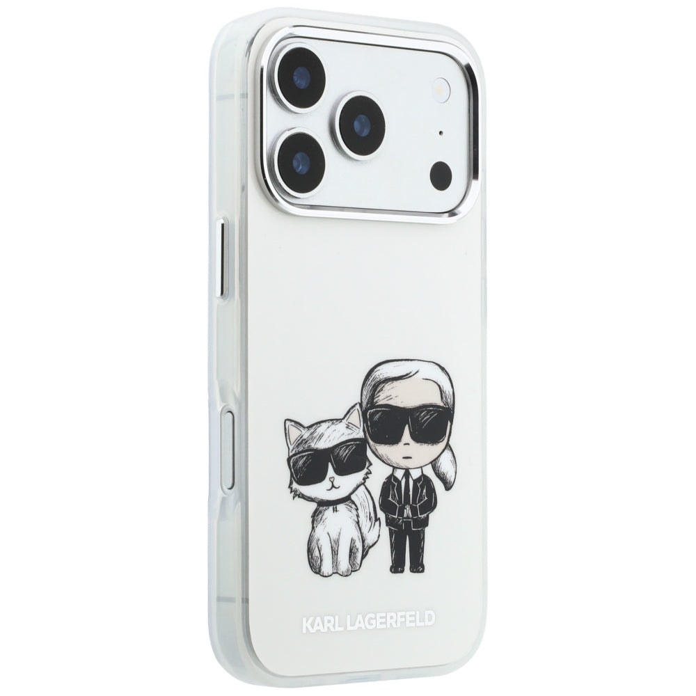 MagSafe futrola za Apple iPhone 18 Pro Max / 17 Pro Max, Karl Lagerfeld, IML KC Bodies Sketch Print, Bež