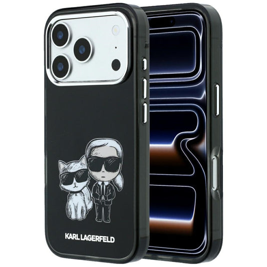 MagSafe futrola za Apple iPhone 18 Pro Max / 17 Pro Max, Karl Lagerfeld, IML KC Bodies Sketch Print, Crna