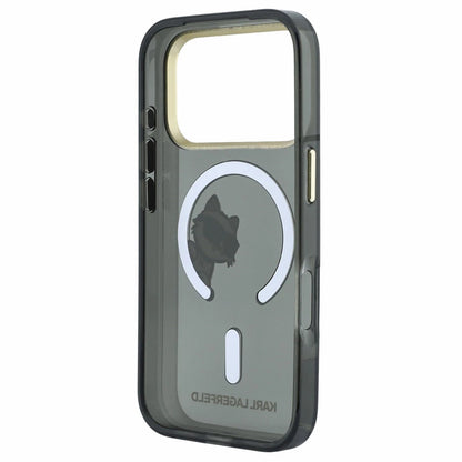MagSafe futrola za Apple iPhone 18 Pro Max / 17 Pro Max, Karl Lagerfeld, IML Peekaboo Print and Metal Frame, Crna