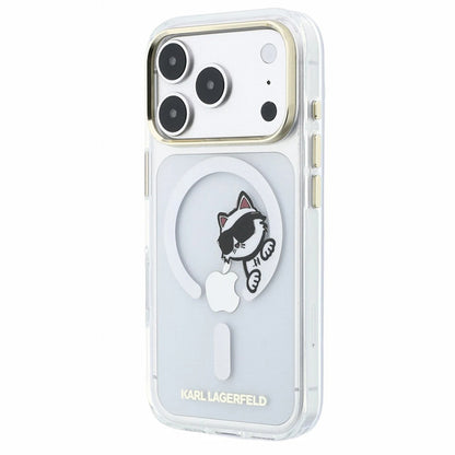 MagSafe futrola za Apple iPhone 18 Pro Max / 17 Pro Max, Karl Lagerfeld, IML Peekaboo Print i Metal Frame, Providna