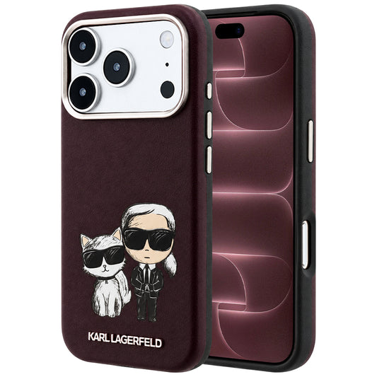 MagSafe futrola za Apple iPhone 18 Pro Max / 17 Pro Max, Karl Lagerfeld, KC Bodies Sketch, Bordo