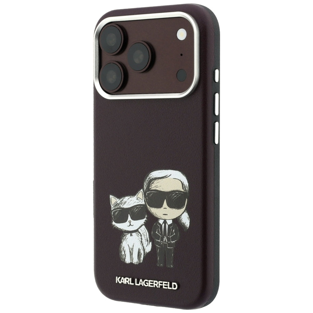 MagSafe futrola za Apple iPhone 18 Pro Max / 17 Pro Max, Karl Lagerfeld, KC Bodies Sketch, Bordo