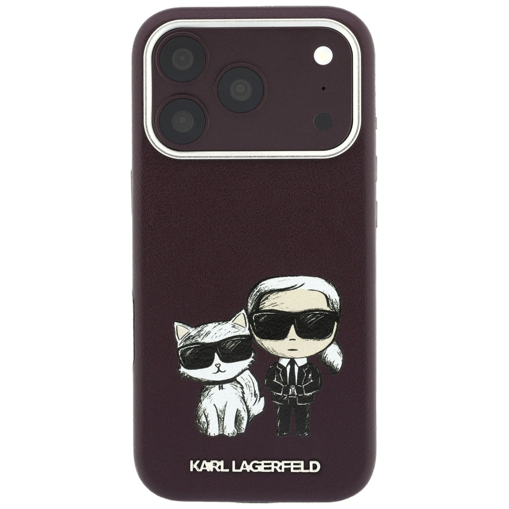 MagSafe futrola za Apple iPhone 18 Pro Max / 17 Pro Max, Karl Lagerfeld, KC Bodies Sketch, Bordo