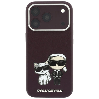 MagSafe futrola za Apple iPhone 18 Pro Max / 17 Pro Max, Karl Lagerfeld, KC Bodies Sketch, Bordo